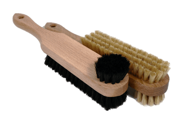 Combo Shoe Polish Brush and Cream Paste Applicator by Valentino Garemi - valentinogaremi-usa