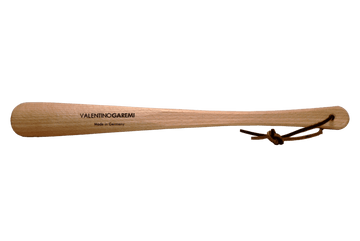 Shoe Horn Set – Hardwood Crafted & Leather String by Valentino Garemi - valentinogaremi-usa