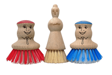 Valentino Garemi Kitchen Pots & Dishes Cleaning Brush Kit – Trio Set - valentinogaremi-usa