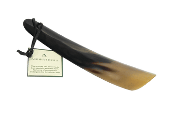 Hand Crafted Real Shoehorn 8 inches by Abbeyhorn England - valentinogaremi-usa