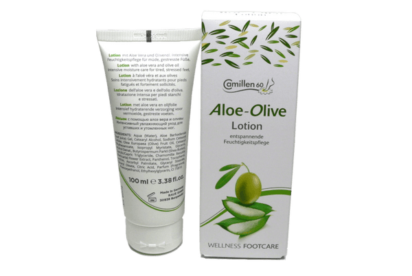 Aloe & Olive Oil Foot Skin Care Cream by Camillen 60 Germany - valentinogaremi-usa