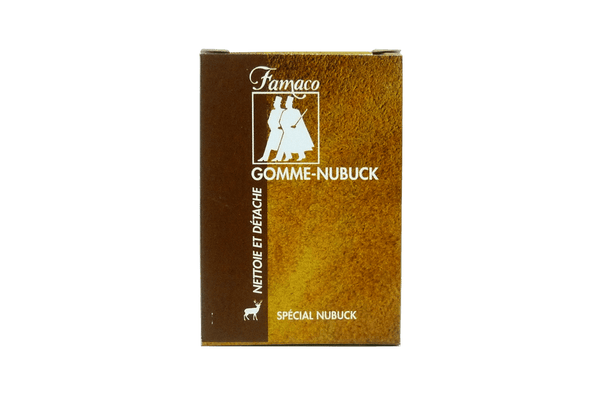 Gum Eraser for Nubuck Footwear & Garments by Famaco France - valentinogaremi-usa