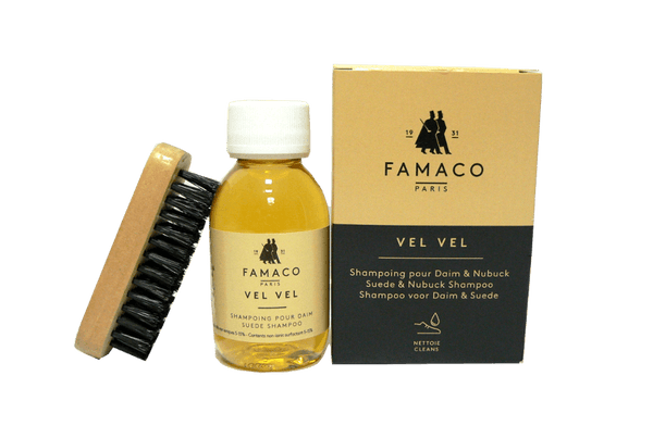 Suede Nubuck Cleaning Shampoo – Shoes Stain Remove by Famaco France - valentinogaremi-usa