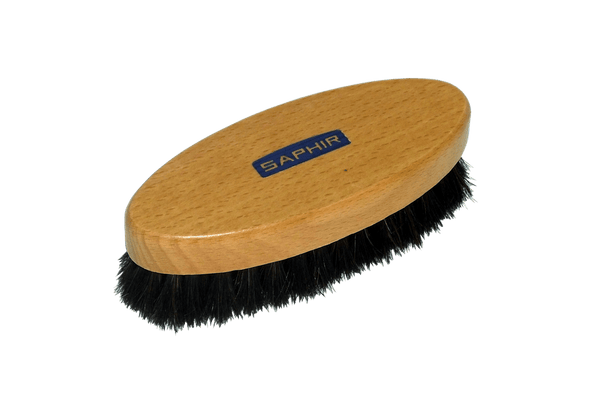 Shoe Shine & Polishing Brush - Oval Shape by Saphir France - valentinogaremi-usa