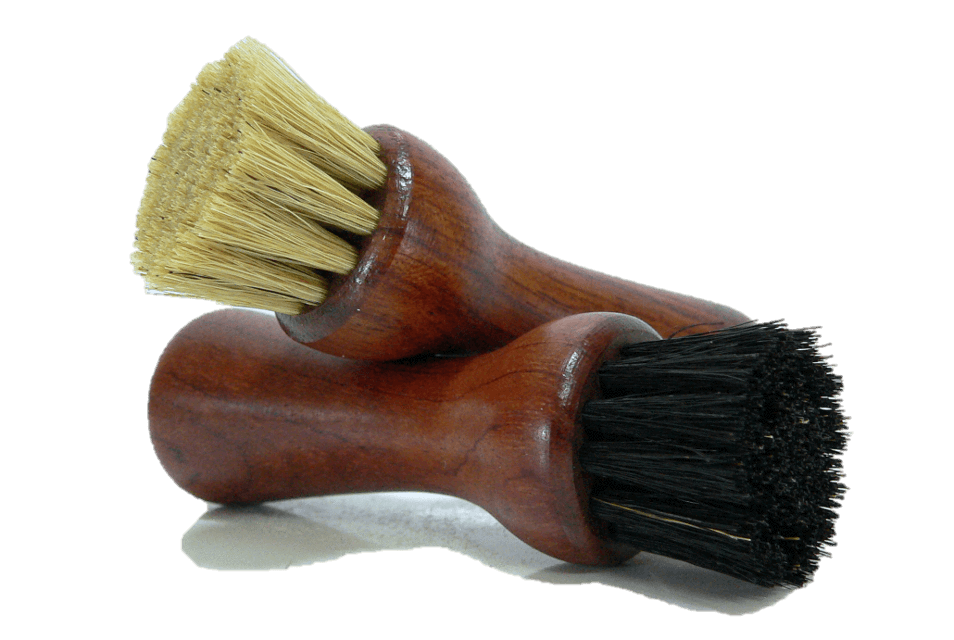 Shoe Cream Applicator Brush Bubinga Wood Boar Bristles by Famaco