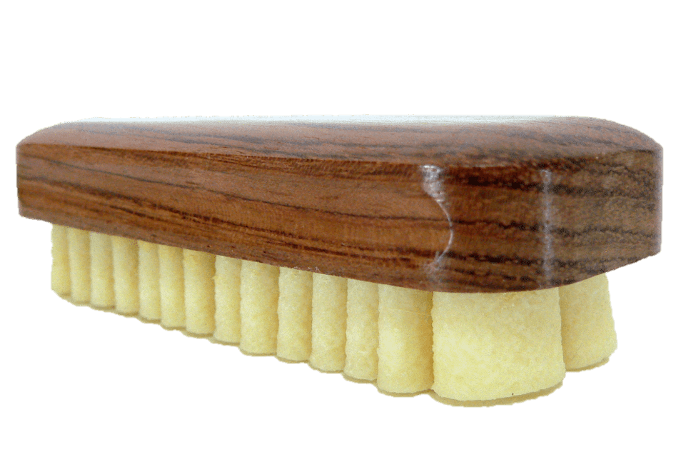 Suede Shoe Cleaning Brush - Real Crepe & Bubinga Wood by Famaco Paris