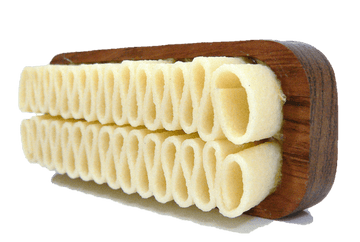 Suede Shoe Cleaning Brush - Real Crepe & Bubinga Wood by Famaco Paris - valentinogaremi-usa
