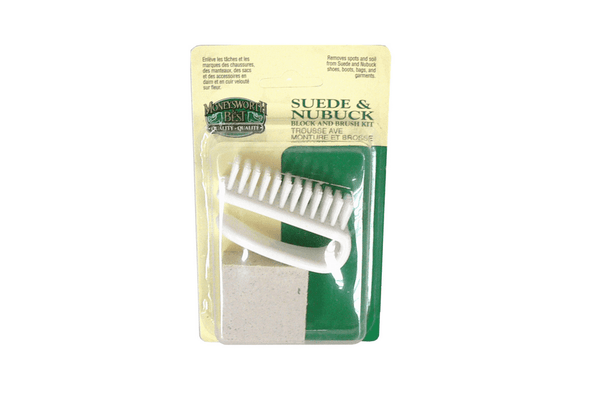 Suede - Nubuck Block & Brush Kit by Moneysworth & Best - valentinogaremi-usa