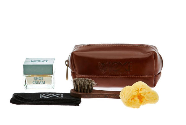 Luxury Shoe Care Set – Travel Shine Kit Gift Edition by IEXI Italy - valentinogaremi-usa