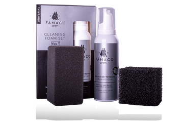 Famaco Shoe Cleaning Set - For Leather & Tex Materials Made in France - valentinogaremi-usa