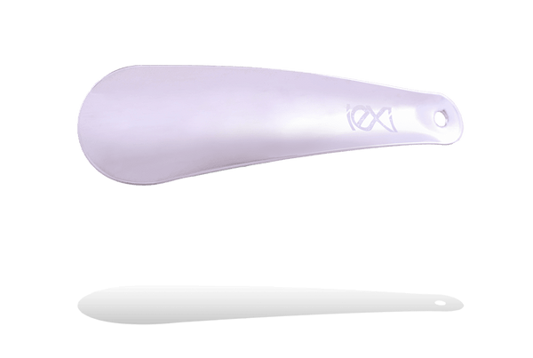 Shoe Horn - 6 inches Chrome Shine Curved by Iexi Italy - valentinogaremi-usa