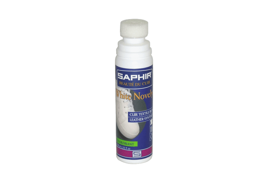 Shoe Polish White Liquid Applicator Leather Canvas by Saphir