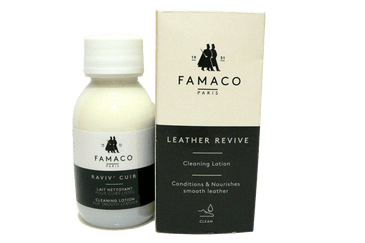 Cleaning Leather Lotion for Shoes & Garments - Raviv Cuir by Famaco France - valentinogaremi-usa
