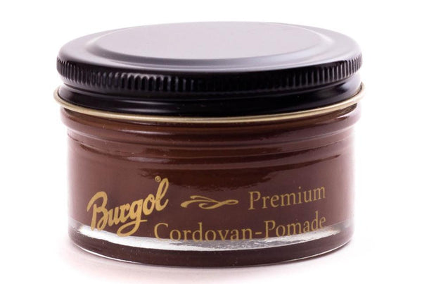 Cordovan Leather Cream Shoe Polish -Pomade Premium by Burgol Germany - valentinogaremi-usa
