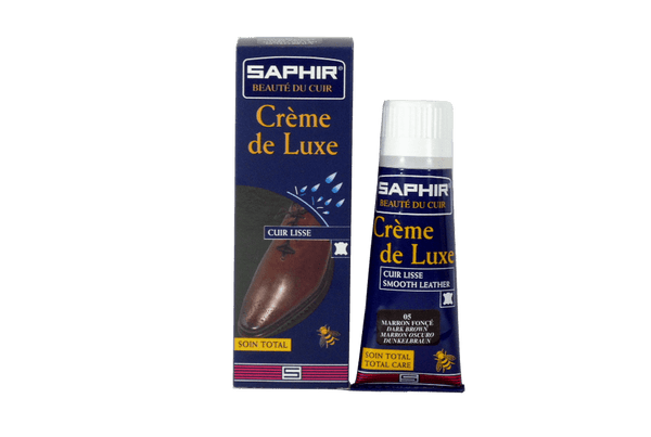 Saphir Creme De Luxe for Smooth & Fine Leather Shoes or Leather Garments - valentinogaremi-usa