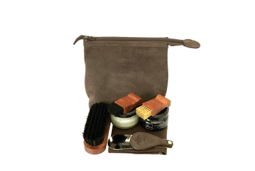 Suede Leather Care kit - Travel set  Biarritz by La Cordonnerie Anglaise  Paris France - valentinogaremi-usa