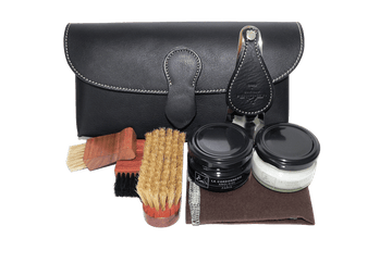 Shoe Care Kit - Travel Shoe Care Set - Cartridge by La Cordonnerie Anglaise France - valentinogaremi-usa