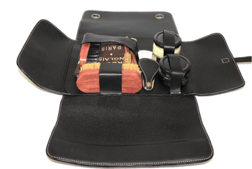 Travel Shoe Shine Kit - Luxury Shoe Care Set - Nomad by La Cordonnerie Anglaise France - valentinogaremi-usa