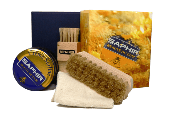 Saphir Shoe Shine Kit – Travel Small Gift Set - valentinogaremi-usa