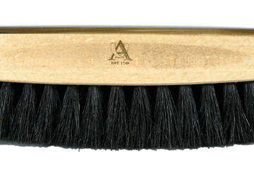 Luxury Shoe Shine & Polishing Brush – Genuine OxHorn Top by Abbeyhorn - valentinogaremi-usa