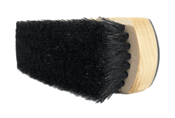 Luxury Shoe Shine & Polishing Brush – Genuine OxHorn Top by Abbeyhorn - valentinogaremi-usa