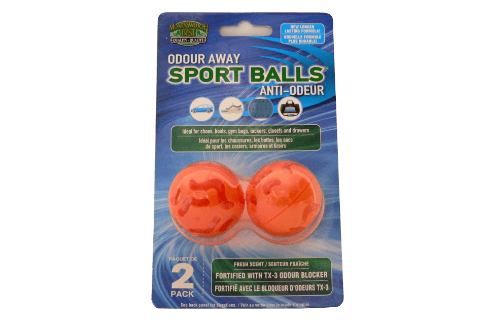 Odour balls for shoes top