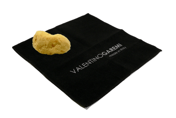 Leather Cream Applicator Set – Sponge & Chamois by Valentino Garemi - valentinogaremi-usa