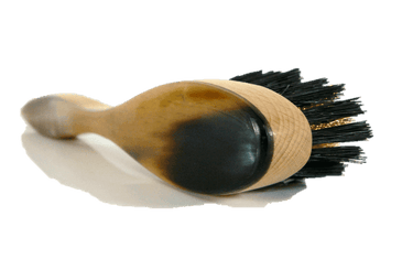 Suede Cleaning Brush - Brass/Boar Mix Bristles by Abbeyhorn - valentinogaremi-usa