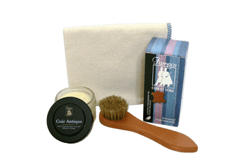 Vintage Leather Care Set by Famaco - France - valentinogaremi-usa