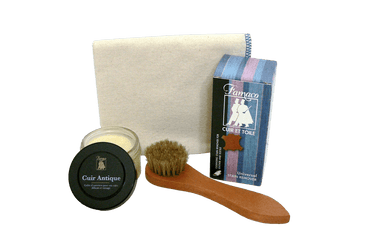 Vintage Leather Care Set by Famaco - France - valentinogaremi-usa